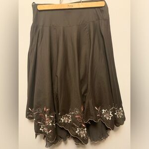 NINE WEST Layered Chiffon Bottom Skirt